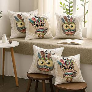 Funda de Almohada Decorativa de Algodón con Estilo, Calidad Duradera, Dimensiones Personalizables, Material Ecológico Suave al Tacto - Product Image 4