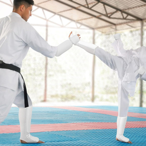 Protector de Espinillas de Taekwondo y Kickboxing de Cuero PU, Fabricante Profesional, Logotipo Personalizado, Suave, para Entrenamiento de MMA Juvenil - Product Image 5