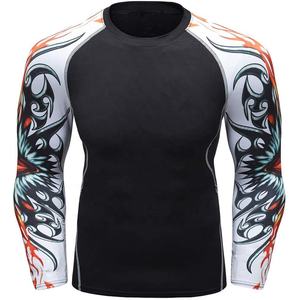 Rash <b>Vest</b> Surf Shirt Rush Guard Sun Protection Clothing <b>Men's</b> <b>Compression</b> Shirts UPF 50 Rash guard <b>Men</b> Rash Guards - Product Image 4