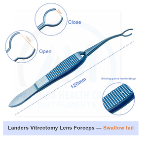 แหนบผ่าตัดเลนส์แก้วตา Al Mida Healthcare สำหรับการผ่าตัดถอดแก้วตา  แบบใช้ซ้ำได้ ฆ่าเชื้อได้ ผลิตจากไทเทเนียม ได้รับมาตรฐาน CE - Product Image 2