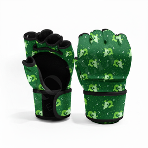 Gants de sparring robustes à soutien lombaire pour le combat, couleur unie, en cuir PU personnalisé, imprimés sur mesure - Product Image 4