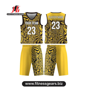 Ensemble de maillots de basket personnalisés, sublimés, col en V, sans manches, anti-transpiration, unisexe, adulte, blanc, orange, bleu, imprimé - Product Image 4