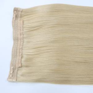 Extensions de cheveux humains vierges russes Remy à clipser, invisibles, en gros, type Halo, du fabricant Apogroup - Product Image 1