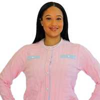 Cardigan d'hiver rose pour femme en laine/acrylique, boutonné, à manches longues, coupe ajustée, décontracté, pour le bureau, respirant, haute qualité, OEM