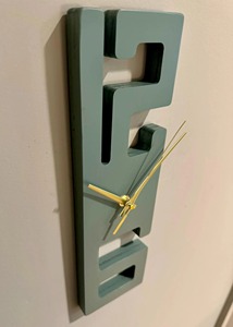 Simple Yellow 12 And 6 Wall <b>Clock</b> Ideal For Restaurant And Workspace Creates Clean And Functional Wall Accent From India - Product Image 2