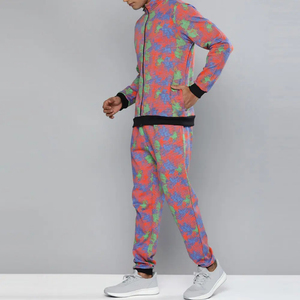 Custom <b>Polyester</b> <b>Tracksuit</b> Set Performance Training Jacket and Pants with Custom Logo OEM ODM Private Label Wholesale - Product Image 2