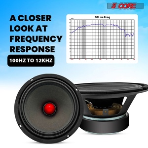Haut-parleur de remplacement pour subwoofer PA de 8 pouces, 500W, 5 cœurs, 8 ohms, pour basses profondes - Product Image 3