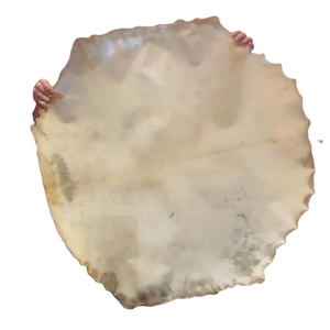 Parche de piel de cabra natural de repuesto para instrumentos de percusión como batería. Alta calidad, premium, fabricado por un fabricante profesional. - Product Image 1