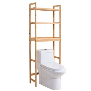 Scaffale Salvaspazio a 3 Livelli da Posizionare Sopra il WC, Organizzatore per Bagno con Portaoggetti per Doccia, per Uso in Bagno o Cucina - Product Image 6