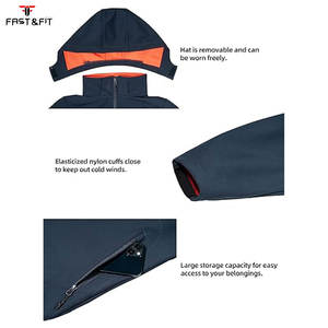 Custom Logo <b>Quilted</b> Breathable Knitted Thin Outdoor Quick Dry Women Softshell <b>Jackets</b> New Arrivals - Product Image 5