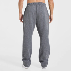 Low Price Design Custom Logo Wholesale Men's Cotton Straight Leg Sweatpants Elastic Waist Inner Drawcord Knitted Casual <b>Joggers</b> - Product Image 2