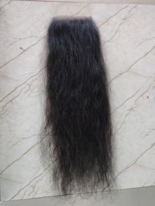 Indian curly lace closure Remy curly closure HD <b>silky</b> curly lace closure One donor hair 100% Indian temple virgin hair closure - Product Image 2