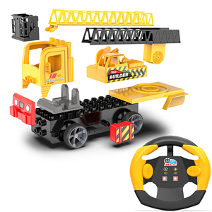 Camion de construction télécommandé Mirana |   Construisez votre propre ensemble de jouets de construction RC pour enfants |   Mode de conduite automatique - Product Image 4