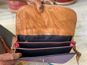 Western Style <b>Women</b> Stubby Color Recycled Leather <b>Sling</b> <b>Bag</b> Handbag Animal Print Fur <b>Bag</b> for <b>Women</b> - Product Image 6