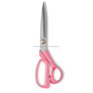 Ciseaux de tailleur professionnels, à main, en acier inoxydable, robustes, de couleur rose, pour la couture à domicile, l'artisanat, le quilting - Product Image 1