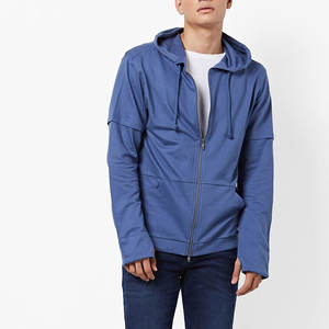 Sweat à capuche pour homme en tissu polaire doux et confortable, séchage rapide, polyester/coton, brodé, vêtements d'hiver, couleurs personnalisées, quantité en gros - Product Image 4