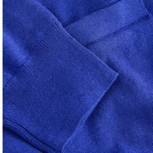 Cárdigan clásico de punto para mujer, azul cobalto, con botones, tacto suave, rico en algodón, cuello redondo, manga larga, con bolsillos, para venta al por mayor - Product Image 6