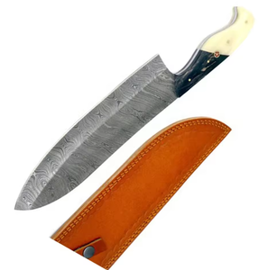 Cuchillos de Chef Profesionales PRESTIGE BLADES, al por Mayor, Personalizados, de Primera Calidad, OEM ODM, con Mango de Madera Dura, Acero de Damasco, Ambidiestros - Product Image 6