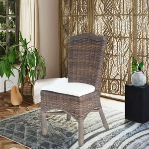 CHAISE DE SALLE À MANGER ROMAN Vente chaude fait à la main moderne bois rotin classique de l'indonésien pour meubles de maison pour meubles de salon - Product Image 3