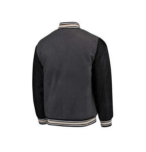 Chaqueta Universitaria de Béisbol para Hombre, Estilo Letterman, Color Claro, a la Moda, Estilo Urbano, Manga Larga, Cuello Acanalado, Chaqueta de Invierno - Product Image 6