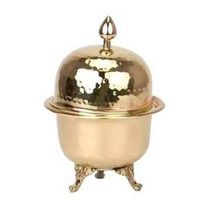 Cuenco árabe para dátiles estilo Medio Oriente, recipientes para khajoor con base de madera, apto para uso doméstico en la cocina, para servir chocolate y dátiles. - Product Image 2