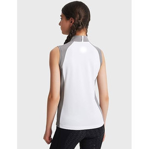 Chemise d'équitation ornée de strass pour les cavaliers actifs, extensible dans quatre directions, coupe confortable, avec coutures renforcées. - Product Image 4