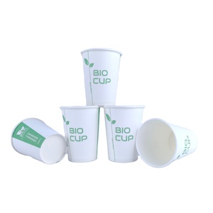 Solid Paper <b>Coffee</b> Cup Heat Insulated Plant Based Container For Serving Hot Espresso And Tea In Bulk Quantity - Product Image 2
