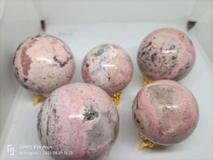 Wholesale Natural high Quality Peruvian Rhodochrosite <b>crystal</b> <b>ball</b> <b>crystal</b> sphere wholesale natural stone for healing home decor - Product Image 5