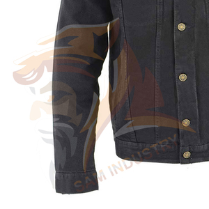 Hot Selling Product New Design Men's Cotton Made Jeans Jacket Premium Quality <b>Material</b> Made Men <b>Denim</b> Jackets - Product Image 5