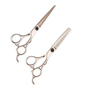 Morje Surgical Ensemble de ciseaux professionnels pour salon de coiffure, ciseaux à effiler, peigne, acier inoxydable 4Cr13, pour droitiers, légers - Product Image 4