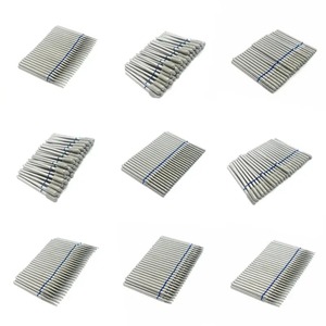 BAFA SURGICAL INSTRUMENTS Juego de 50 Brocas para Laboratorio Dental con Empuñadura Ergonómica, 3 Posiciones de Mandíbula, Color Plateado, Modelo BSI-EP-1133 - Product Image 5