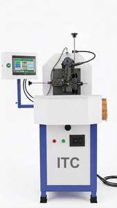 เครื่องทำสปริง ITC 200W 220V ควบคุมด้วย PLC อุปกรณ์ขึ้นรูปขดลวดความแม่นยำสูง ความจุ 300 ชิ้น ขนาด 8 นิ้ว - Product Image 3