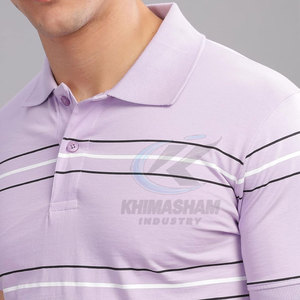 Camiseta de Color Sólido para Hombre, Talla Grande, Tejido de Punto Transpirable, Manga Corta, Ropa de Verano - Product Image 6