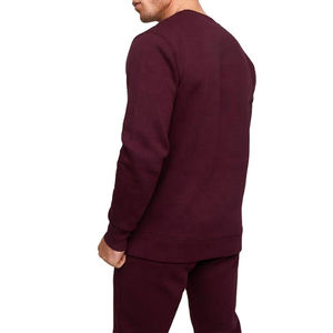 Sudaderas de moda de manga larga de algodón, sudadera transpirable de forro polar para hombre, de secado rápido, color sólido, transpirable, OEM personalizado - Product Image 2