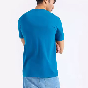 T-shirt décontracté pour homme à col rond épais, 100% coton, coupe classique, respirant, séchage rapide, impression personnalisée - Product Image 2