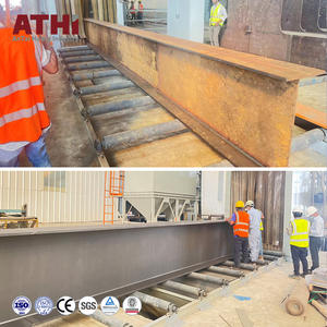 Sistema de granallado tipo transportador de rodillos con viga en I y línea de pintura de estructuras de acero para abridores - Product Image 4