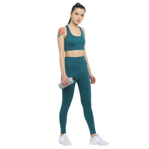 Best Supplier Women Seamless Breathable Lightweight Comfortable High Performance Fitness Wear High Waist Leggings Sports Bra Set - Product Image 1