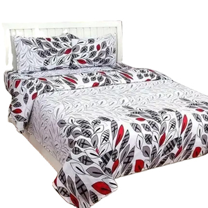 Juego de Fundas de Edredón de Algodón Cepillado de Alta Calidad, Juego de Ropa de Cama Clásica, Antiestática, Ecológica, No Tóxica, 300 Hilos - Product Image 5
