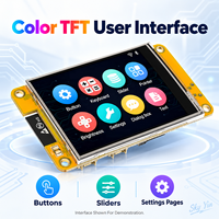 Papan Pengembangan FYX Stock ESP32 Dengan Modul Layar TFT Pintar WiFi BT 2.4 2.8 3.5 Inci Layar Sentuh Panel UI HMI