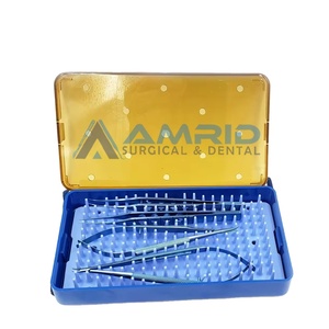 Juego de Instrumentos para Cirugía Ocular: Portaagujas, Tijeras, Pinzas, Certificado CE, Caja de Esterilización MOL, Duradero - Product Image 1
