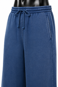Nouveauté 2026 – Pantalon de survêtement délavé style streetwear américain de haute qualité – Coupe ample, respirant, anti-plis, avec dentelle et jambes larges - Product Image 6