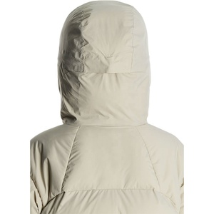 Veste de ski légère à capuche en duvet couleur claire, manteau matelassé pour femme, vêtement d'extérieur hivernal pour la neige - Product Image 4