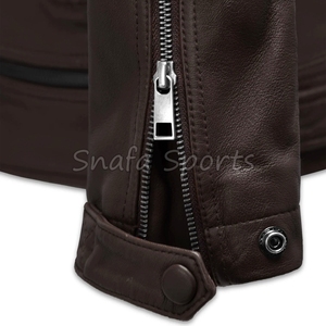 Chaqueta de Cuero para Hombre, Estilo Urbano, Duradera, Elegante y Cálida para Invierno, Colección de Ropa Exterior de Moda - Product Image 6