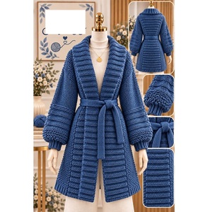 Pulls 100% acrylique ou coton, calibre 12, pour femmes, très tendance, style décontracté, pour la saison hivernale, fournisseur du Bangladesh. - Product Image 6