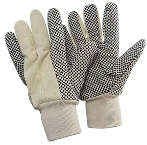<b>Long</b>/Short Cuff Polyester/Cotton/Metallic Knitted Linerless Flexible Safety Striped Four Seasons Work Fire-Resistant <b>Gloves</b> - Product Image 1