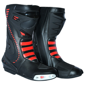 Bottes de motocross de qualité durable, en cuir résistant, design protecteur, ajustement confortable, idéales pour la course et l'utilisation hors route - Product Image 1