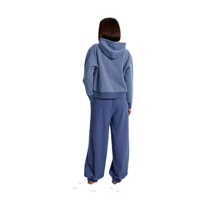 Ensemble de survêtement décontracté 2 pièces pour femme, coupe oversize délavée à l'acide, sweat-shirt et pantalon de jogging pour le quotidien 2026 - Product Image 2