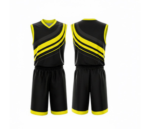 Conjunto de Uniforme de Baloncesto de Diseño Personalizado, Sublimación Completa, Tela Transpirable para Camiseta y Pantalones Cortos para Hombre y Mujer - Product Image 1