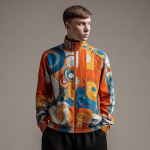 Chaquetas Deportivas Sublimadas para Entrenamiento, Chaqueta con Cierre y Cuello Alto, Chaqueta Deportiva Personalizada para Hombre, Chaquetas de Fútbol Sublimadas - Product Image 6