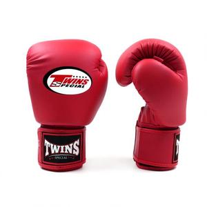 Nuevos Guantes de Boxeo Twins Rojos de Alta Calidad, Cuero Vacuno Genuino, Logotipo Personalizado, Guantes de Boxeo para Sparring y Muay Thai - Product Image 2